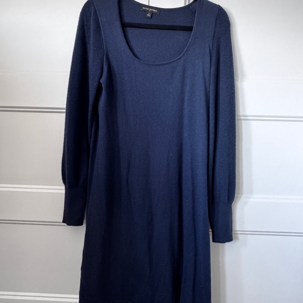 Banana Republic Outlet Navy Blue Women's Sweater Dress